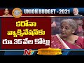 Rs 35,000 Crore for Coronavirus vaccines in Budget 2021: Nirmala Sitharaman