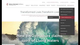 2025 CC Training   Overview & Church Conference Webpage