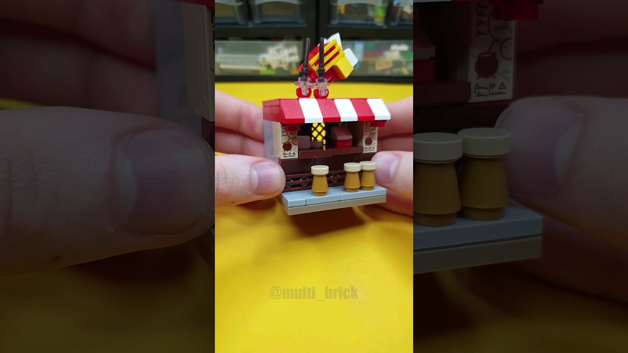 LEGO tutorial noodle shop 