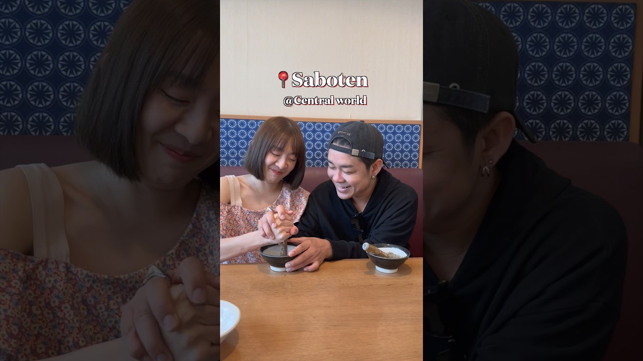 พาเด็กๆ มากินชีสคัตสึเยิ้มๆ ที่ Saboten!อร่อยมากก!!😋 #sabotenthailand #ซาโบเตน #hokkaidocheesekutsu