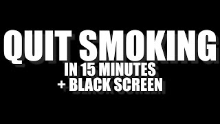 QUIT SMOKING in 45 Minutes - Stop Smoking Self Hypnosis Meditation (Quit Now Session)