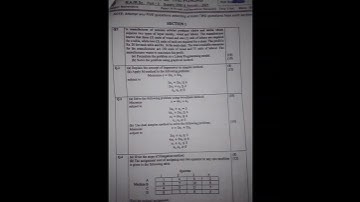 past paper M.sc Mathematics part2 2021 Operations Research