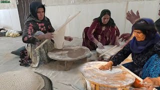 Mother's return from the hospital and Fariba and grandmother helping her in doing things
