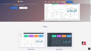 Atrio - Multipurpose Bootstrap 4x Admin Dashboard Template      Gray