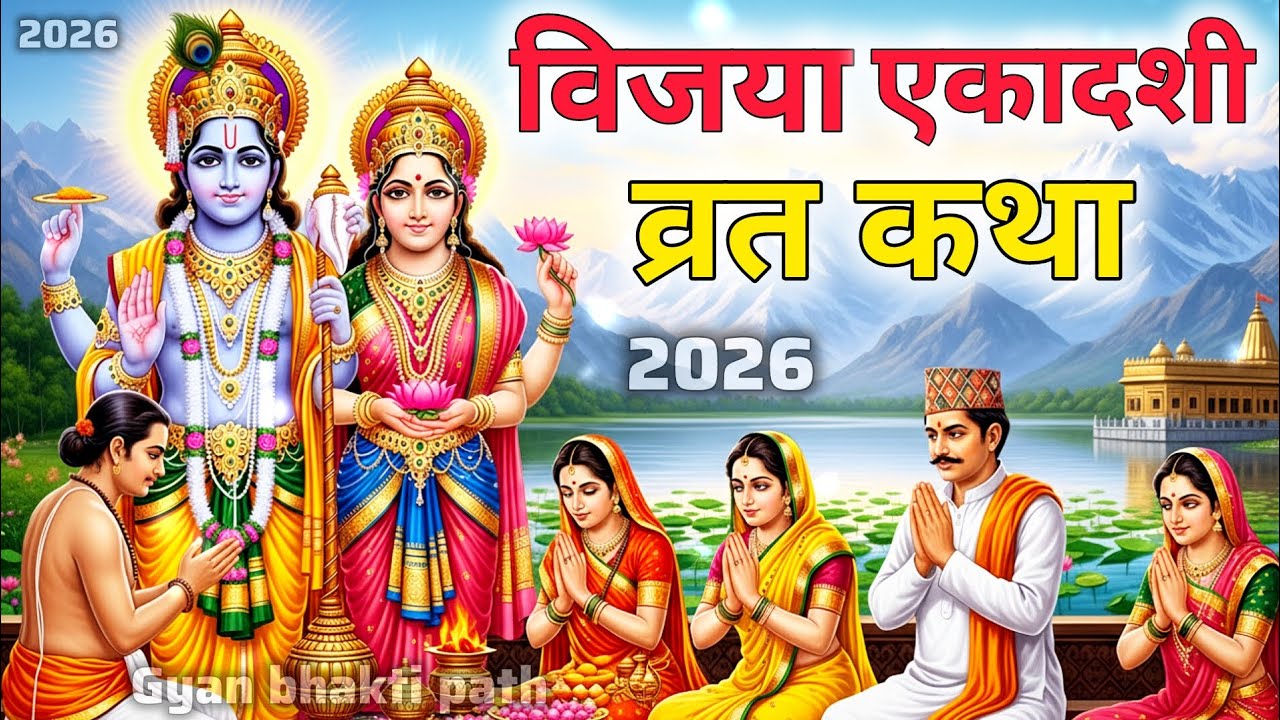 🌸 विजया एकादशी व्रत कथा | Vijaya Ekadashi Vrat Katha 2026 | पूरी कहानी सुनें आसान भाषा में