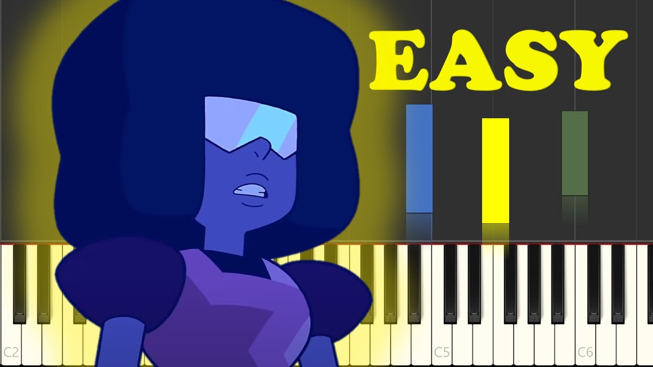 Steven Universe Here Comes a Thought Piano Tutorial EASY