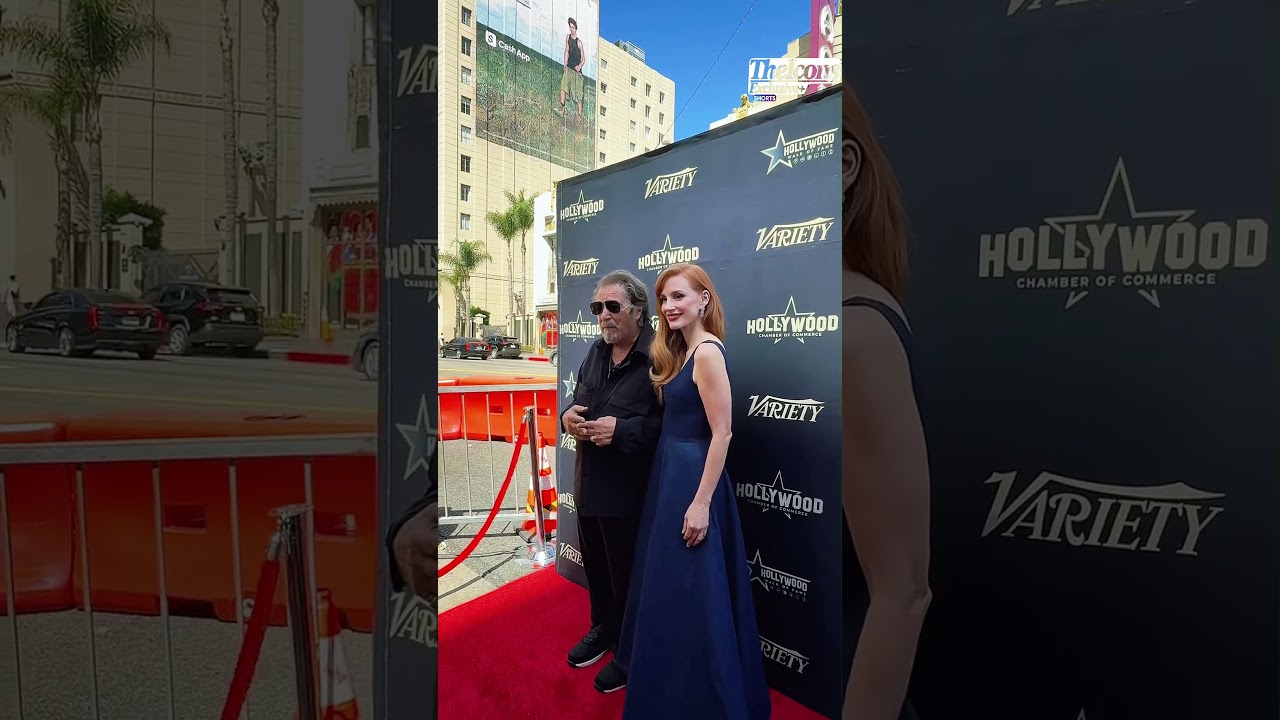 Al Pacino and his daughter at the official red carpet debut 