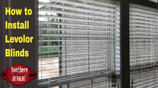 How to install Levolor blinds and review of Blinds.com
