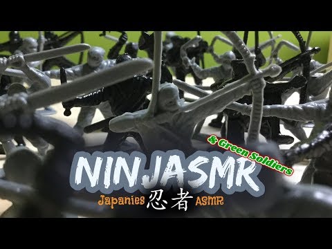 ASMR NINJA & MORE GREEN SOLDIERS 緑兵の忍者バージョン！