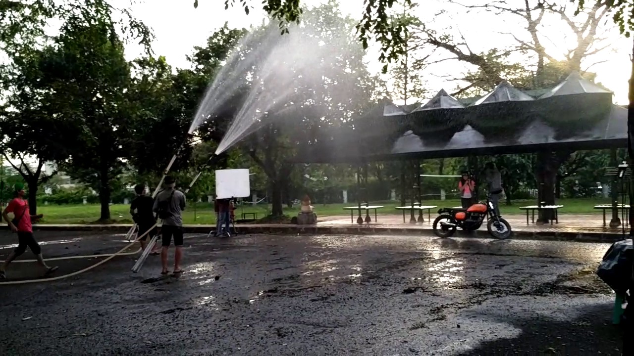 BTS SHOOTING ANAK LANGIT AL DAN VIKA KEHUJANAN (ADEGAN HUJAN)