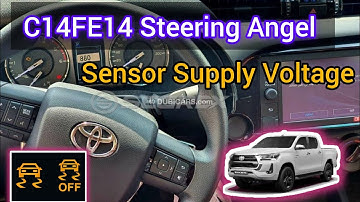 C14fe14 Steering Angle Sensor Supply Voltage #c14fe14 #toyota #hilux
