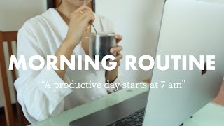 Morning Routine in Hong Kong：7點起床，一個有效率的早晨｜在家工作也要有儀式感