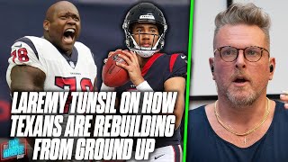 Laremy Tunsil Says Texans Are Building A Monster With CJ Stroud & Will Anderson | Pat McAfee Reacts