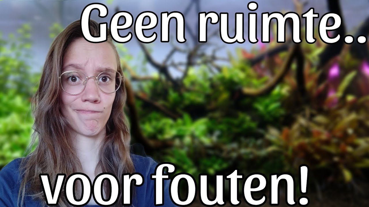 ONDERHOUD doen in mijn MOEILIJKSTE AQUARIUM! Nano aquarium! //Nickey