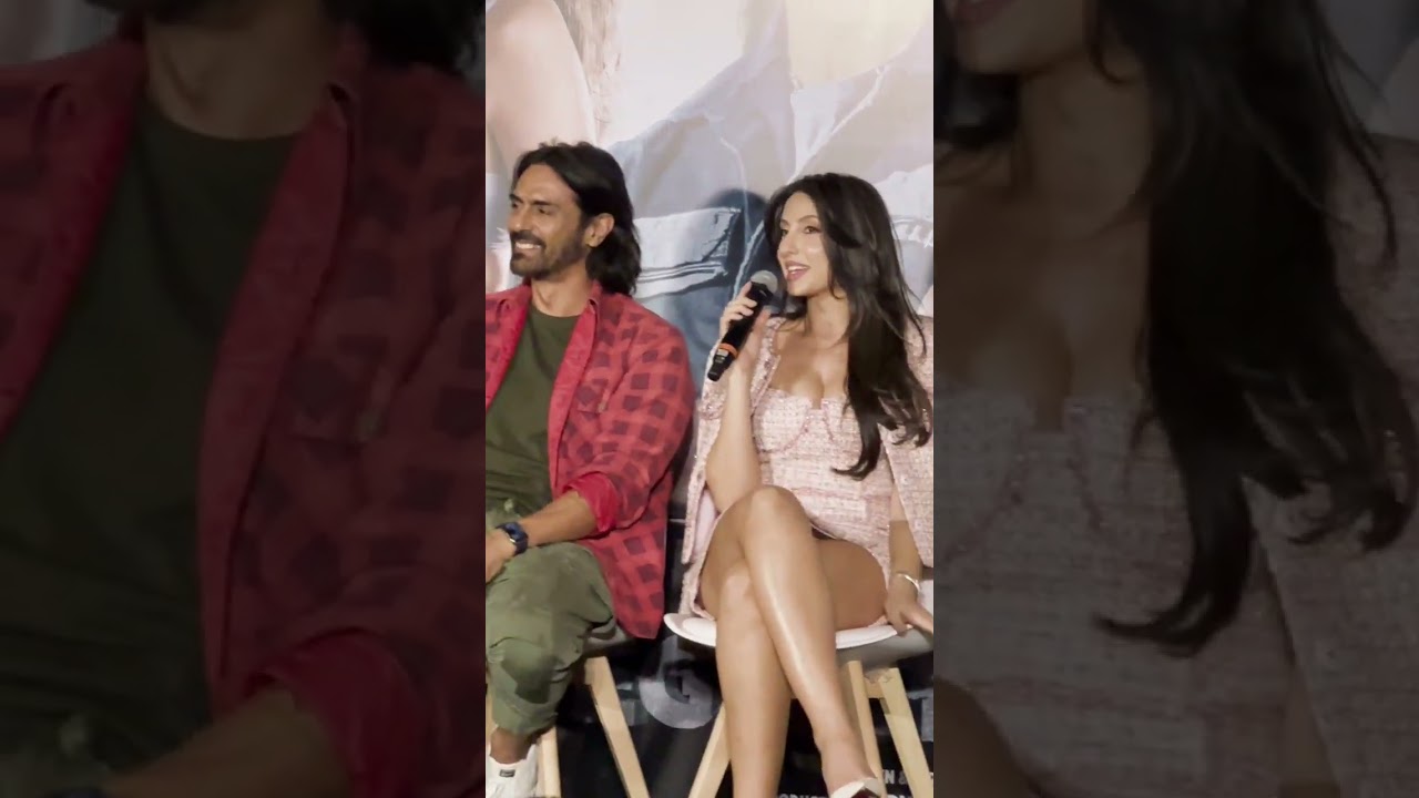 crakk movie press conference  nora fatehi Vidyut Jammwal