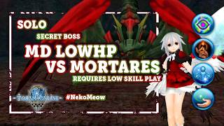 Toram Online - MD LowHP Solo Mortares
