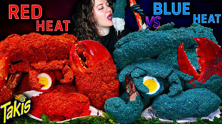 BLUE HEAT VS. RED HEAT TAKIS SEAFOOD MUKBANG | SEAFOOD | MUKBANG | DESHELLED LOBSTER | ASMR SEAFOOD