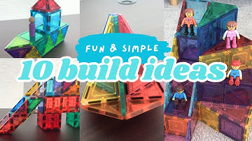 10 Simple Magnetic Tile Builds Parents and Kids Will Love