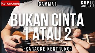 Bukan Cinta 1 Atau 2 - Gamma1 (KARAOKE KENTRUNG   BASS)