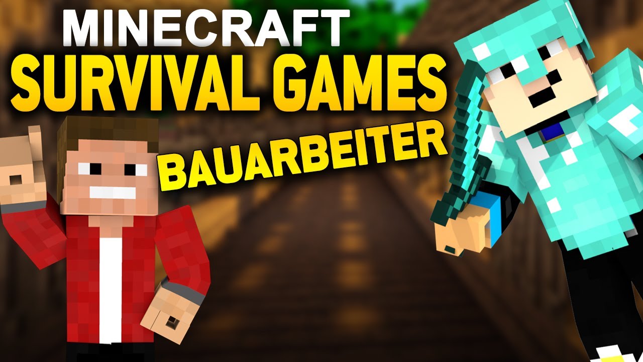 LEITUNG vs BAUARBEITER :D - Minecraft SURVIVAL GAMES auf GommeHD.net
