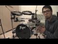 スリムに収納できる薄〜いドラムセットTraps Drums