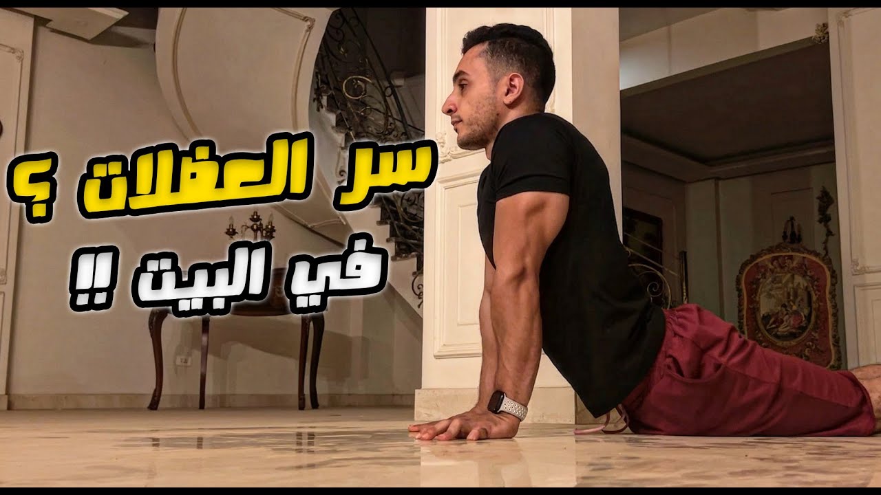 طريقة صحيحة لبناء العضلات في المنزل 🫡