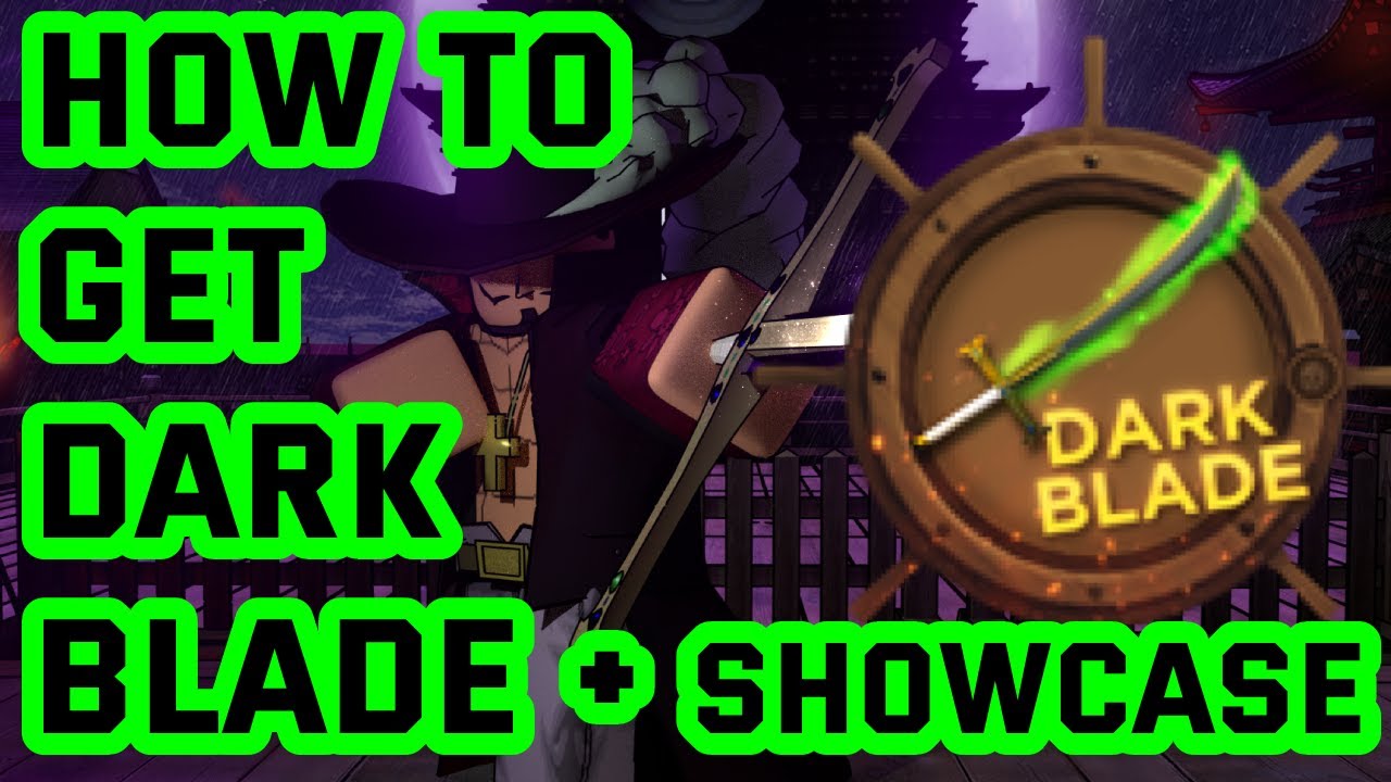 Showcase Dark Blade Yoru  A One Piece Game 