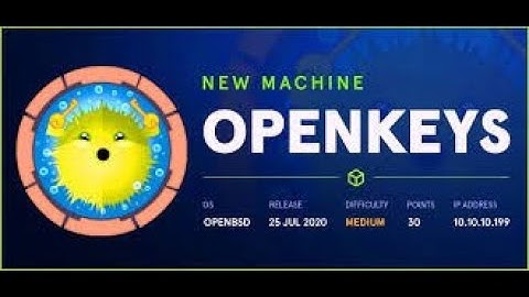 Hack The Box :- Openkeys Walkthrough