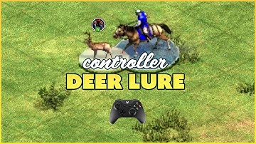 How to Lure DEER with a CONTROLLER in Age of Empires 2