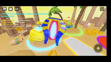 Trading/Hatching gilded sarcophagus-Clicker simulator roblox
