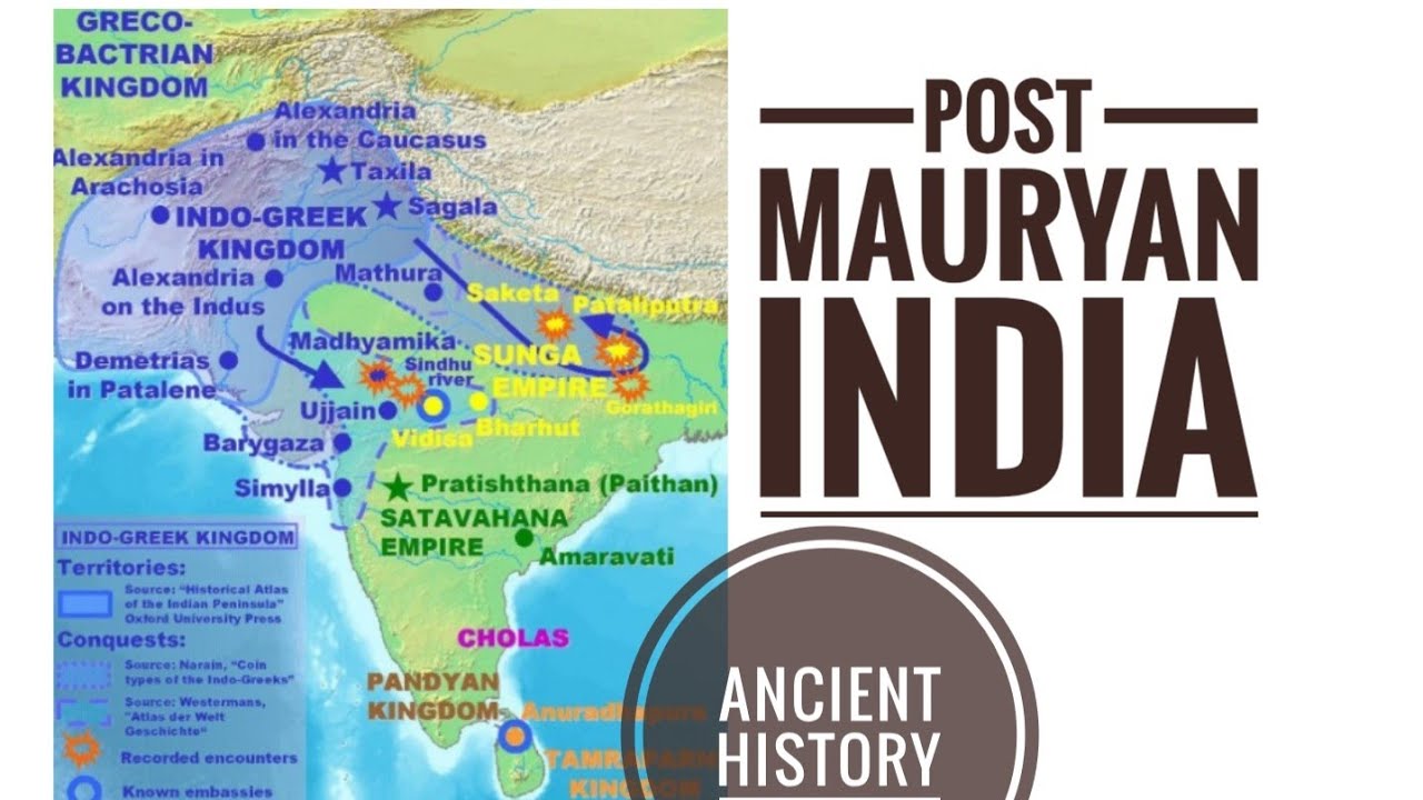 POST MAURYAN INDIA - ANCIENT HISTORY - YouTube