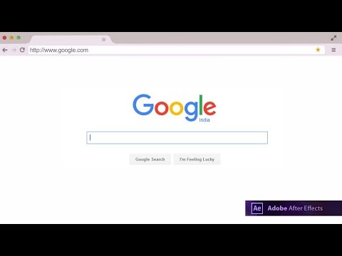 Google Search Intro Template | After Effects