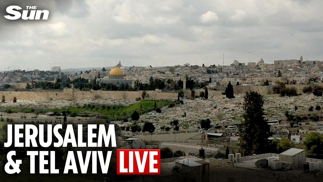 LIVE: See Tel Aviv skyline amid Iran war bombings
