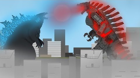 Godzilla vs Mechagodzilla Remastered | Stick Nodes Animation