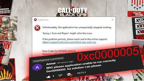 How to Fix Error Code 0xc0000005 in Windows 7/10/11 | Windows Fixer