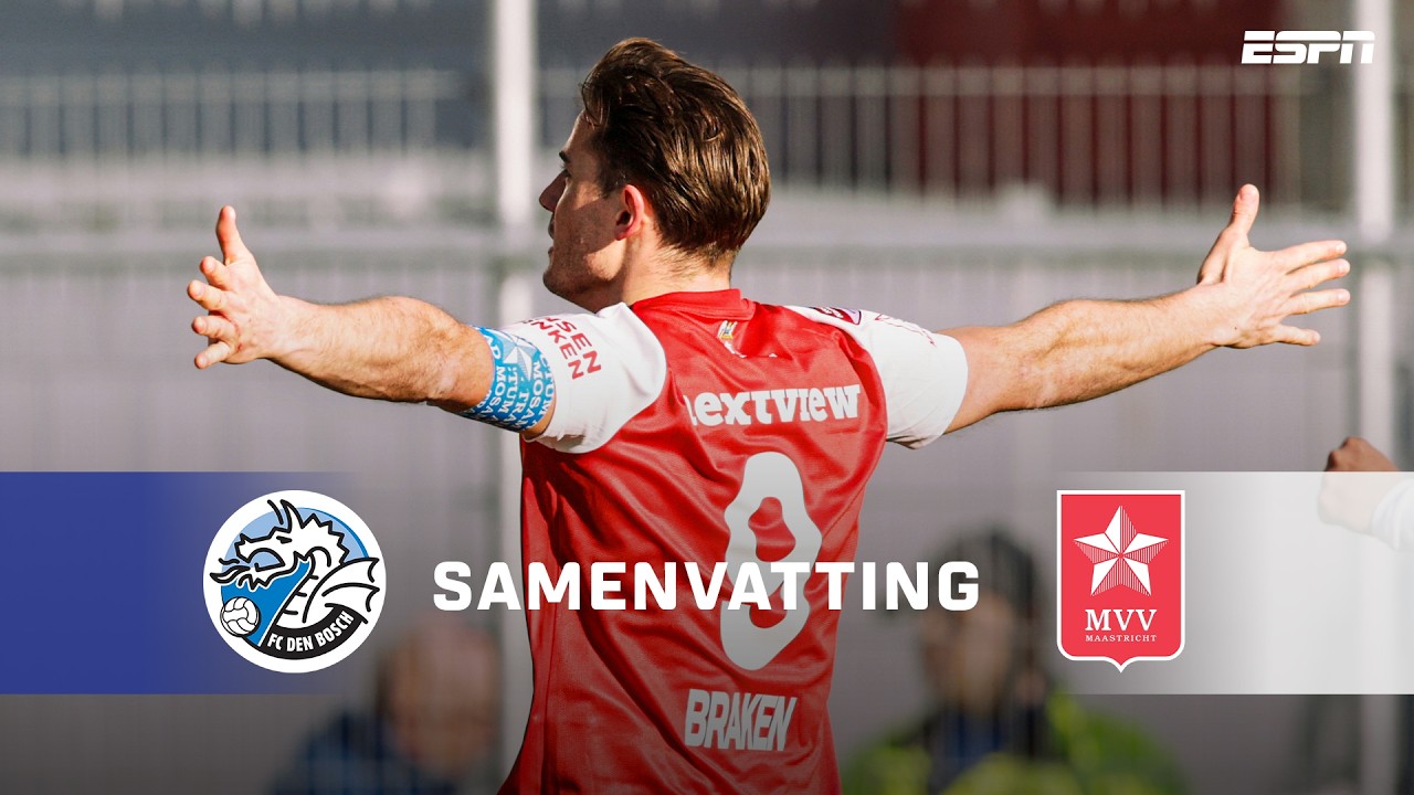 ⚽️ FRAAI doelpunt SVEN BRAKEN, DEN BOSCH met OPMERKELIJKE misser 😮 | Samenvatting FC Den Bosch - MVV