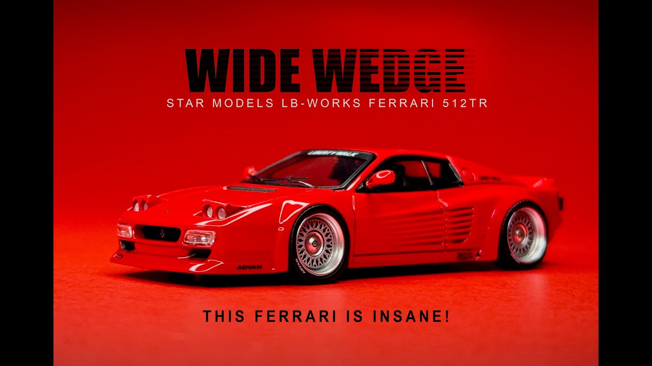 star MODEL LBWK フェラーリ512TR テスタロッサ Wide Wedge | LB☆WORKS 512TR | Insane Star Model LBWK Ferrari