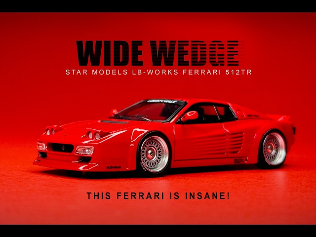star MODEL LBWK フェラーリ512TR テスタロッサ Wide Wedge | LB☆WORKS 512TR | Insane Star Model LBWK Ferrari