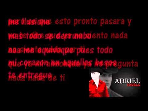 Ya no siento nada - Adriel Favela