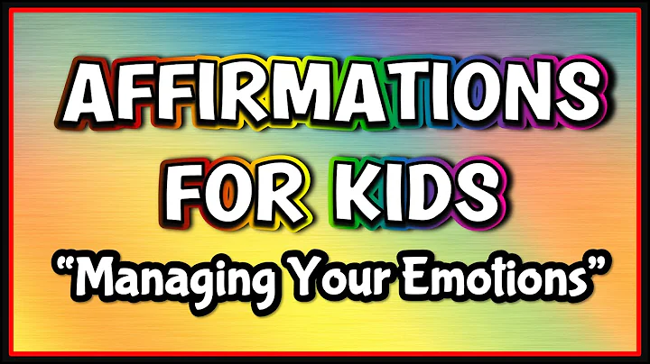 "I Can Handle What Comes My Way" | Affirmations for Managing Emotions | Affirmations for Kids