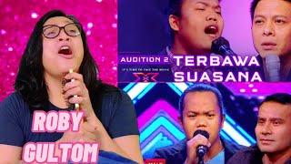 FANGIRL REACTION TO ROBY GULTOM X FACTOR INDONESIA 2021 AUDITION ( ANYONE & CREEP )