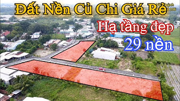 Đất nền Củ Chi | Khu dân cư 409 xã Phước Vĩnh An | Hạ tầng hoàn thiện