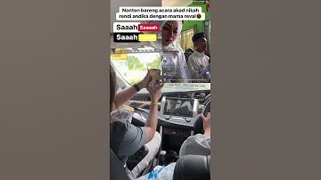 Nonton bareng acara akad nikah rendi dan mita mpot