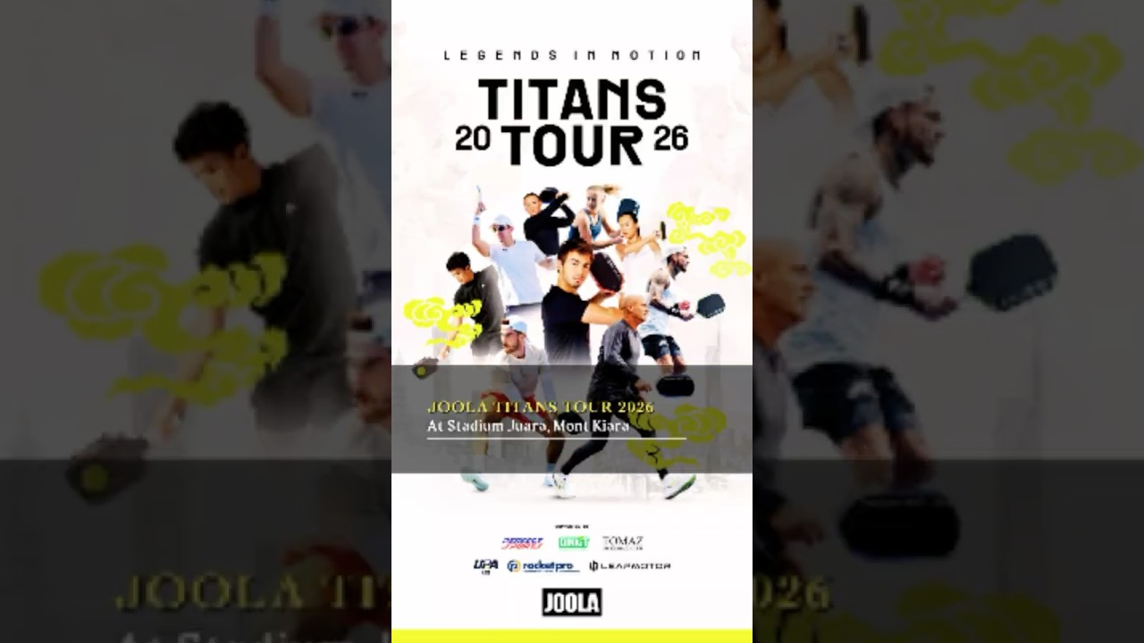 Andre Agassi - Titans Tour 2026 PickleBall by Joola