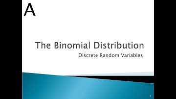 The Binomial Distribution: Application
