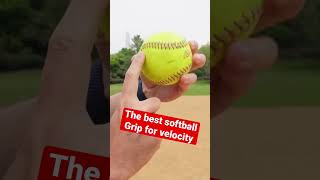 The Best Way to Grip a Softball for throwing Speed