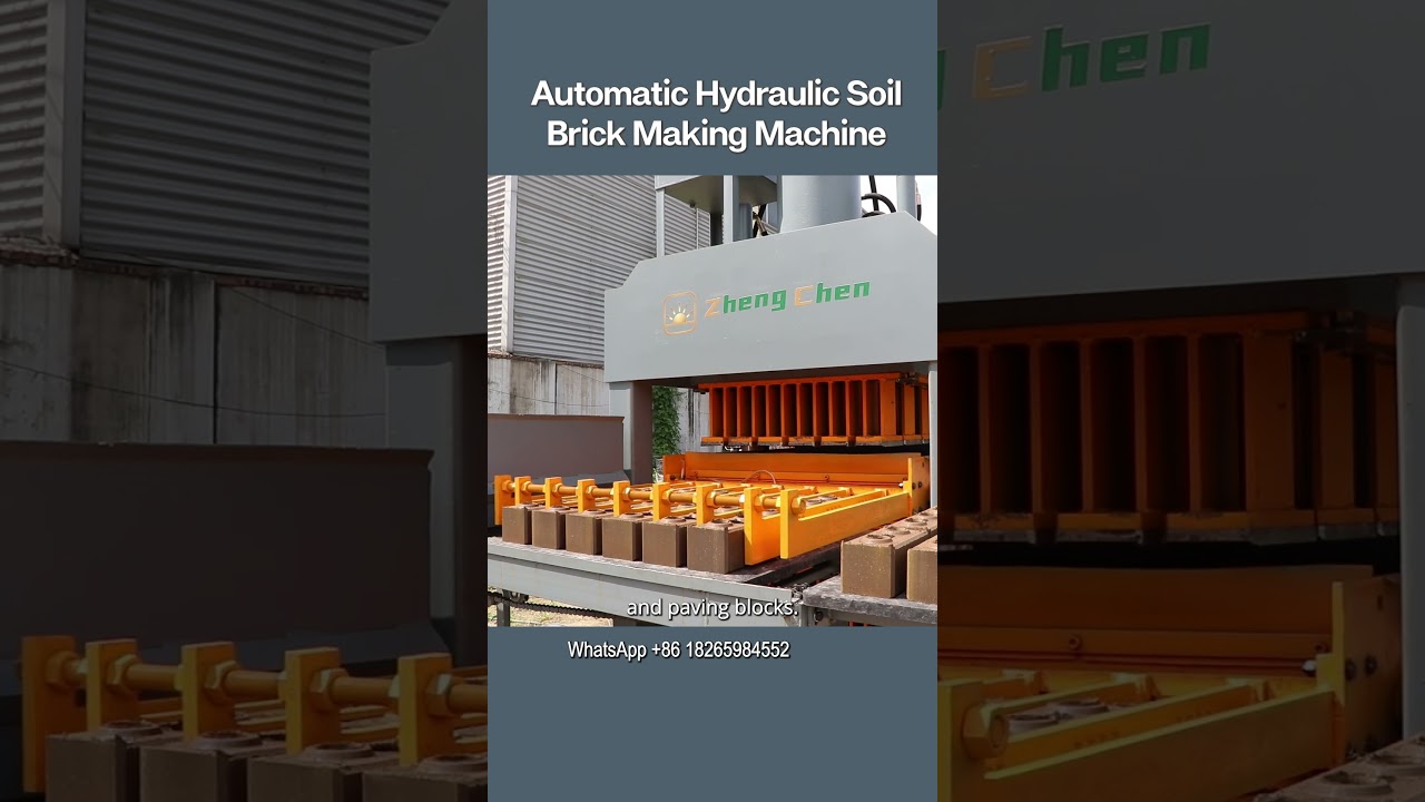 High Output High Hydraulic Pressure Red Soil Clay Cement Ecological Interlocking Brick Press Machine