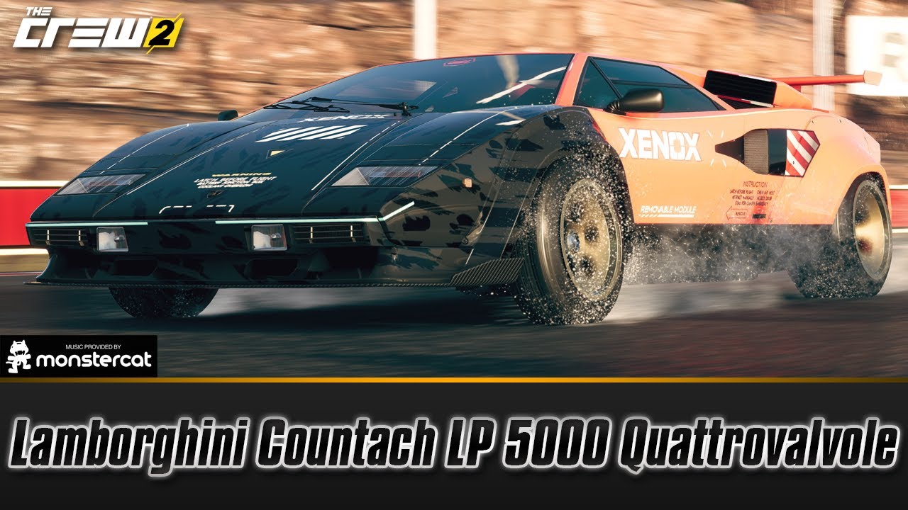 The Crew 2 - Lamborghini Countach Lp 5000 Quattrovalvole | Fully Upgraded |  Supreme Street Race King - Youtube