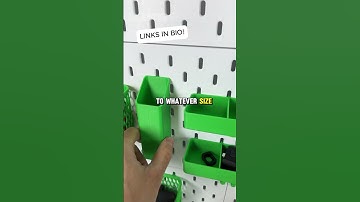 3D Printed SKADIS Wall #spaghettioverdrive #3dprinting #ikea