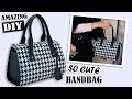 FANTASTIC DIY PURSE BAG POPULAR PRINT // Zipper Handbag Tutorial Fashion Design 2019